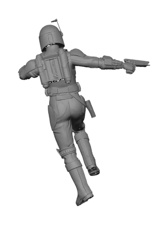 3D model for Koska Reeves: Mandalorian Warrior