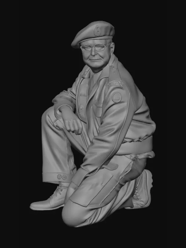 3D model for Khaki Veteran in the Park