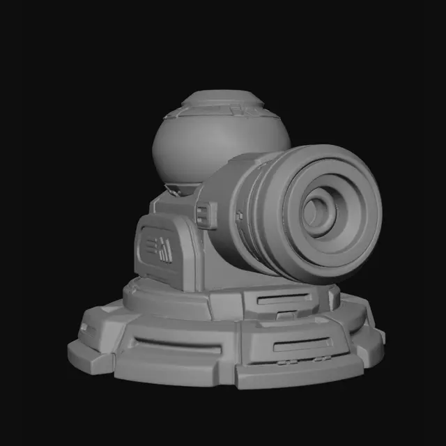 3D model for Azure Orb Turret