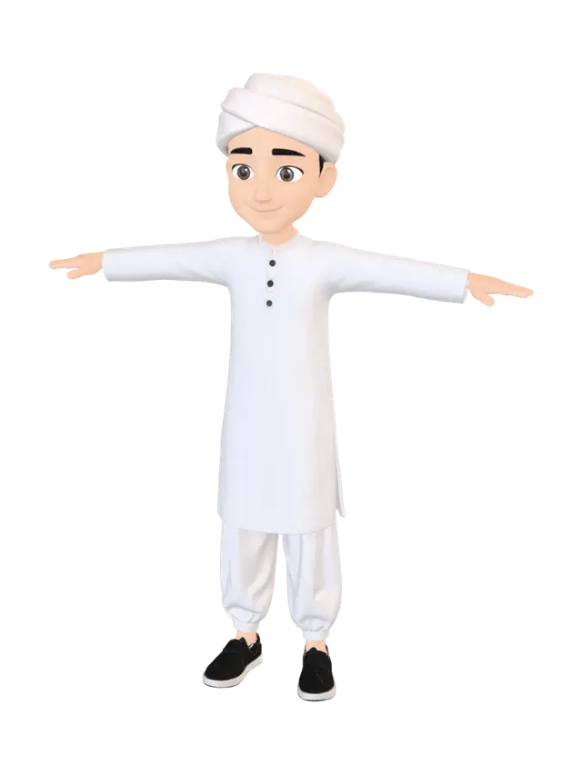 GR - Frontview 3D model, vytvořený pomocí AI