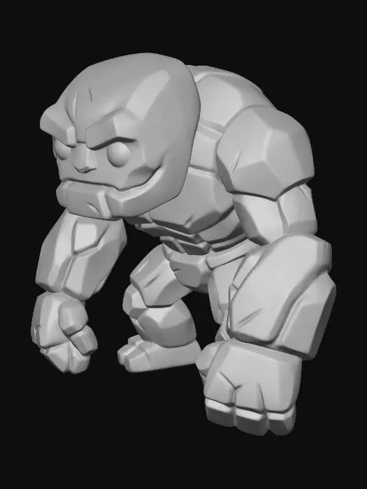 3D model for Mossbound Golem