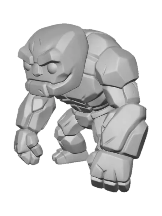 3D model for Mossbound Golem