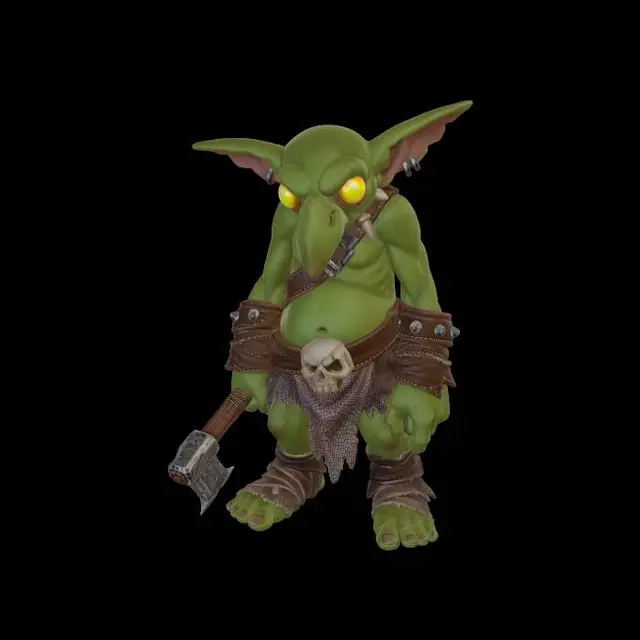 3D model for Goblin Warhammer Berserker