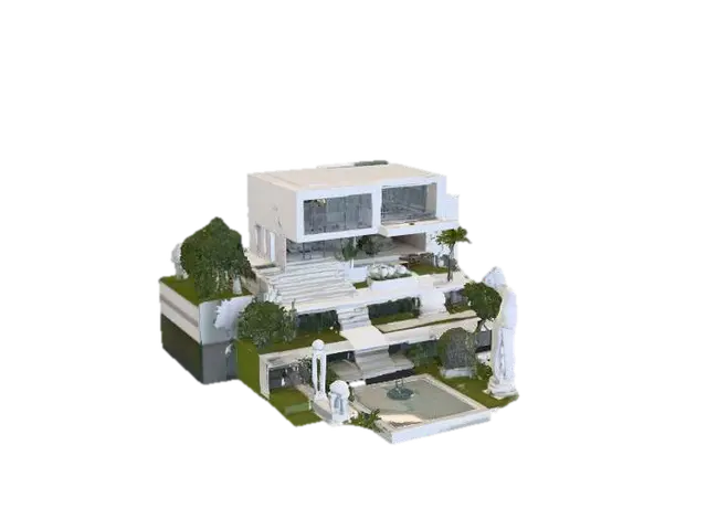 3D model for A Modern compound