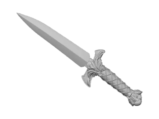3D model for Silver Dagger