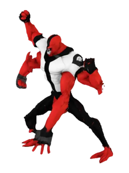 Zombie Warrior - Ben10 3D model, vytvořený pomocí AI