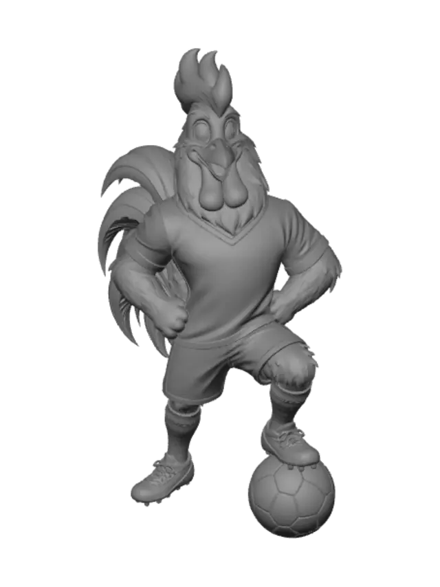 3D model for Blue Rooster Striker