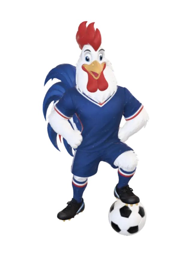 3D model for Blue Rooster Striker