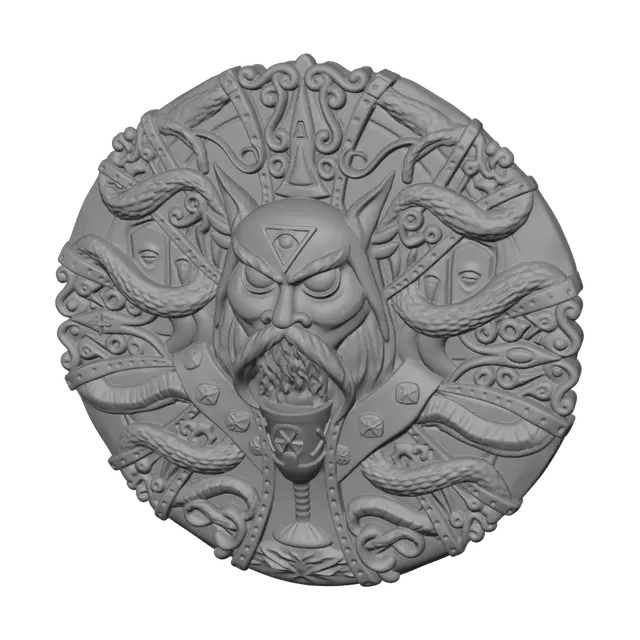 3D model for Mandala of the All-Seeing Sage