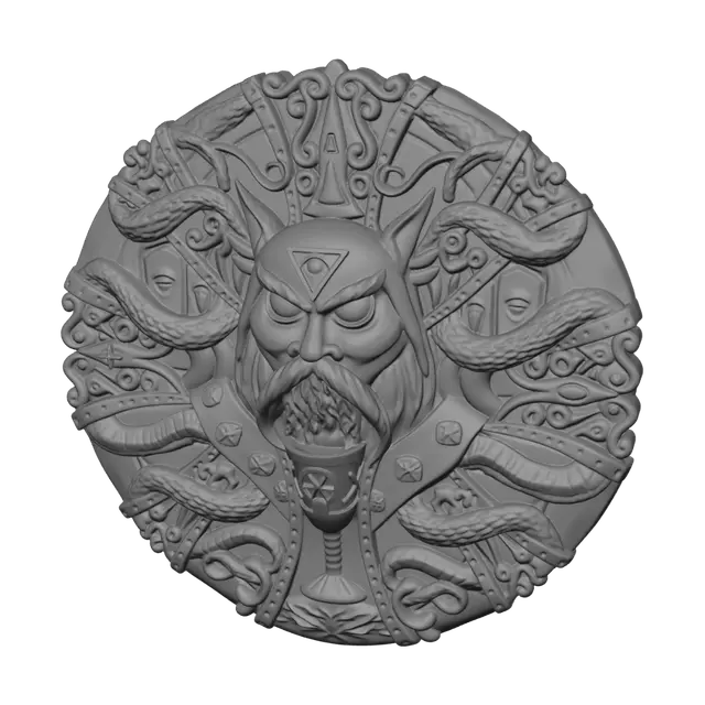 3D model for Mandala of the All-Seeing Sage