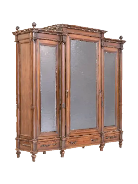 3D-модель Mirrored Wardrobe Ensemble - Interiors, згенерована ШІ