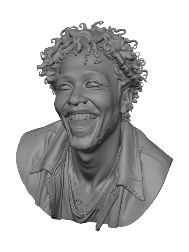 3D model for Laughing in Denim