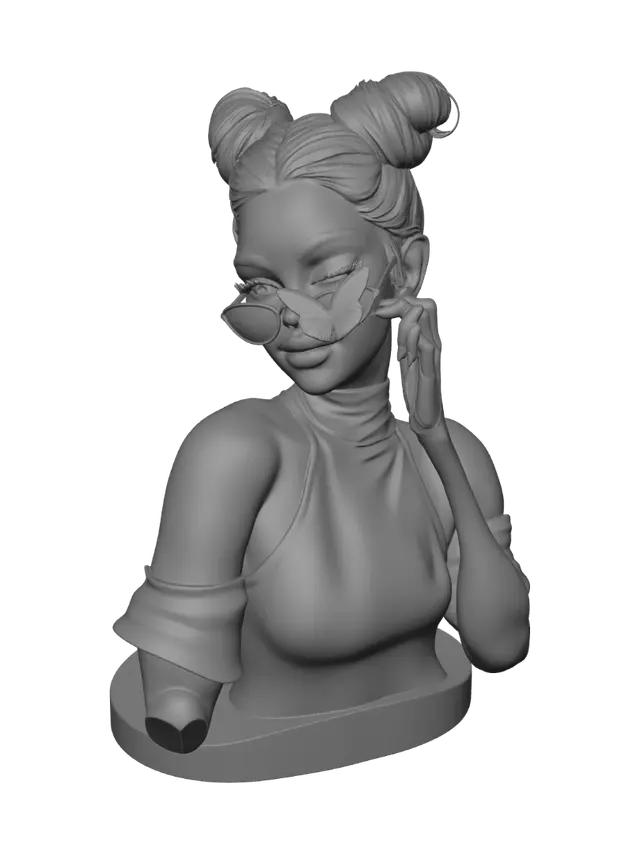 3D model for Butterfly on the Sunglasses
