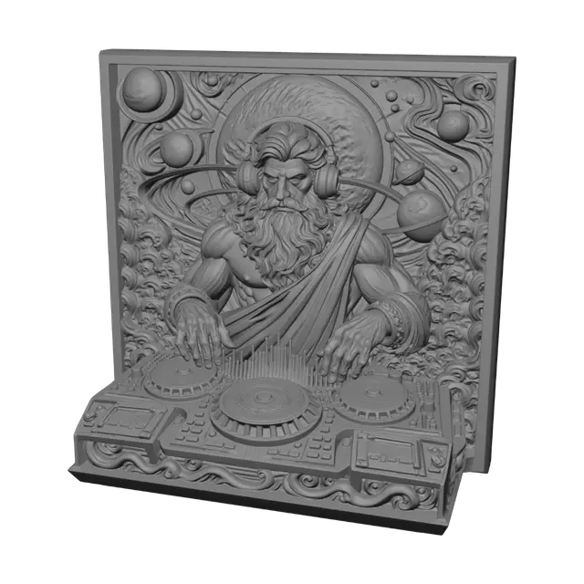 3D model for The Bearded Titan DJ