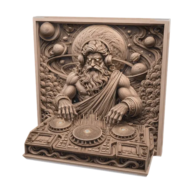 3D model for The Bearded Titan DJ