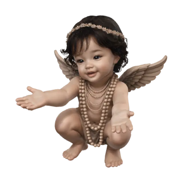 3D model for Pearl-Beaded Cherub