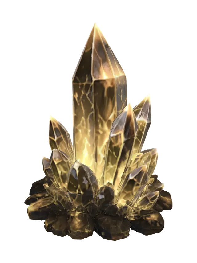 3D model for Golden Quartz Crown