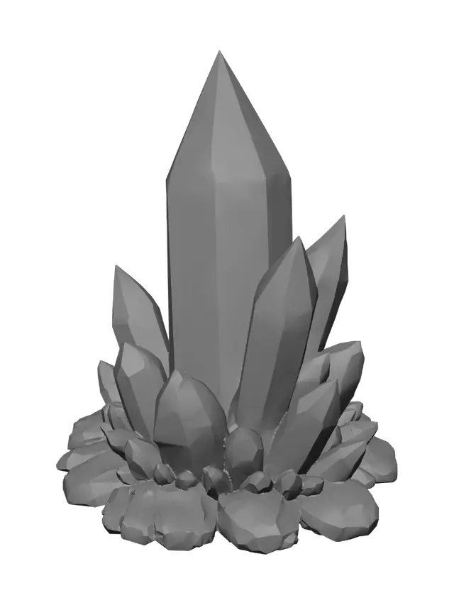 3D model for Golden Quartz Crown