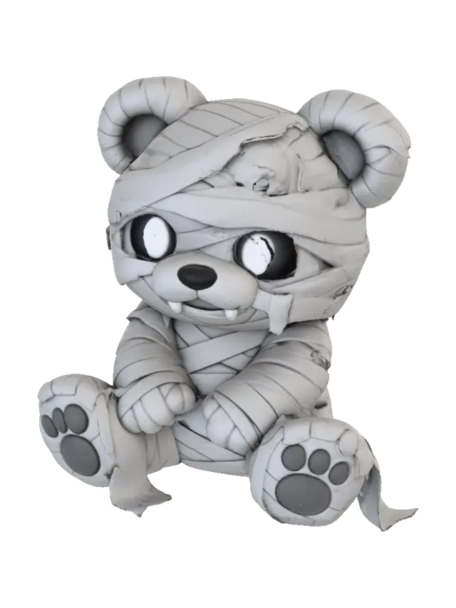 3D model for Mummy Bear Cub