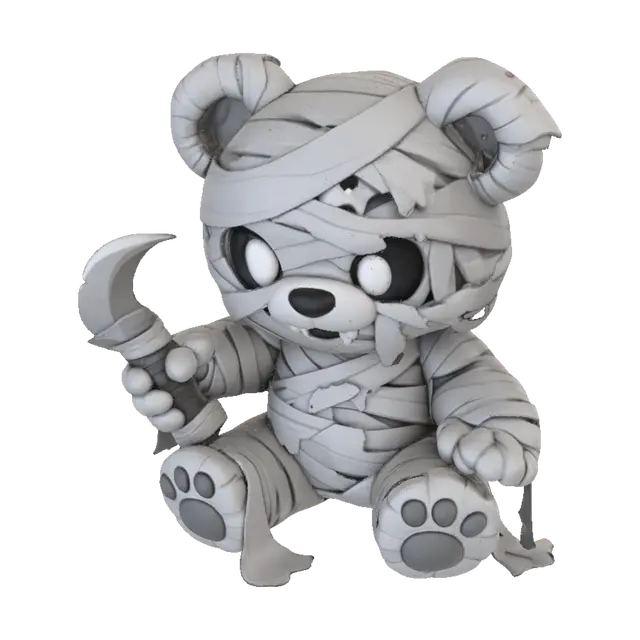 3D model for Mummy Panda