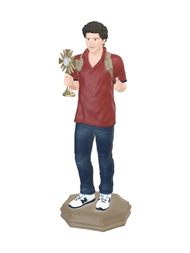 Young Acolyte with Monstrance 3D model, vytvořený pomocí AI