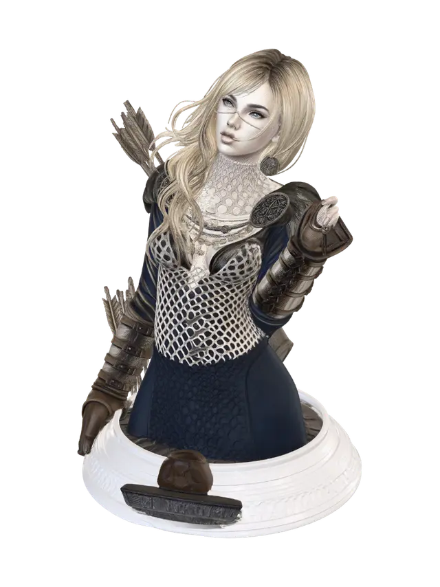 3D model for The Arcane Archer