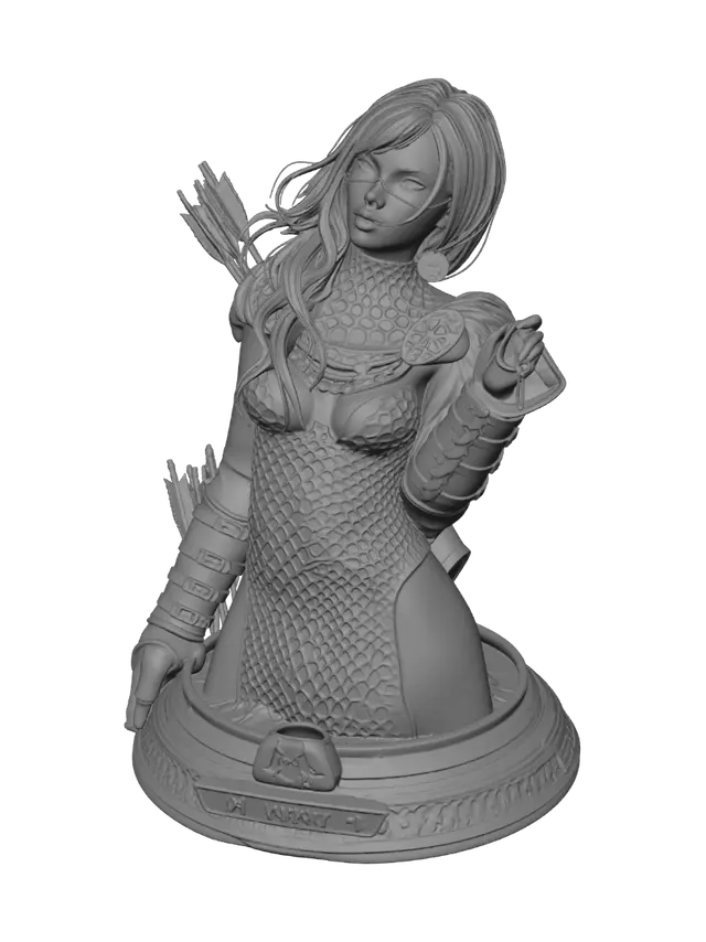 3D model for The Arcane Archer