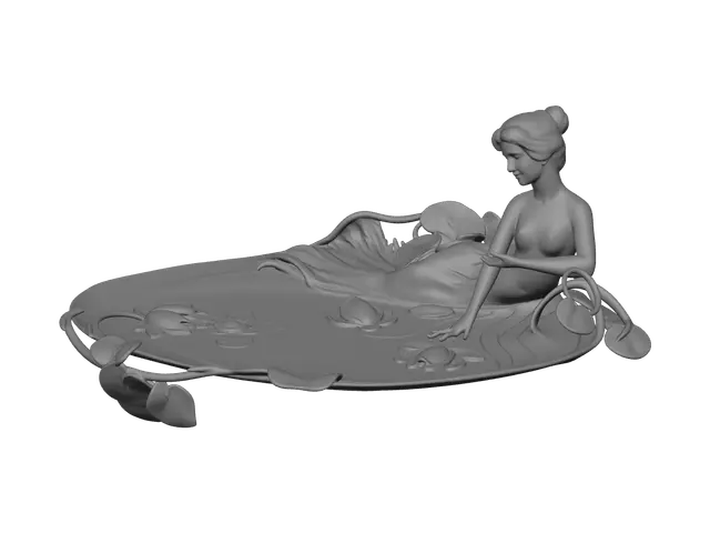 3D model for Low-Poly Waterlily
