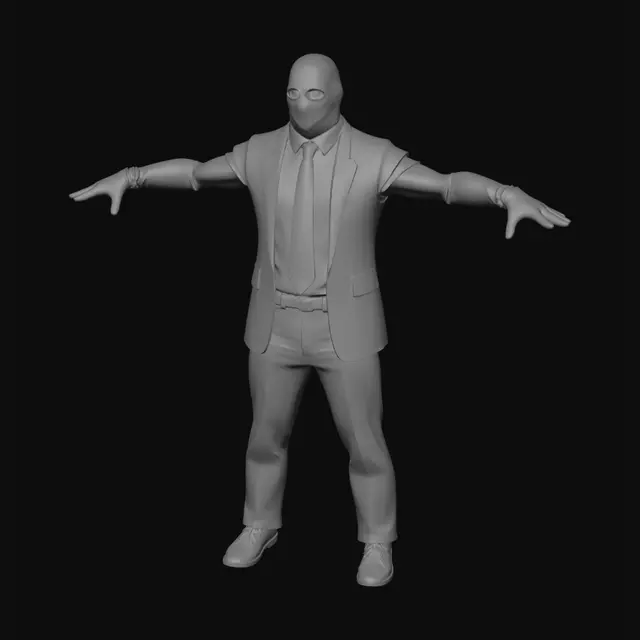 3D model for Masked Heist Stance