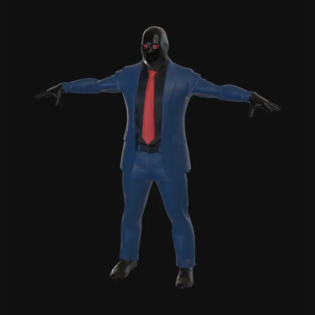 3D model for Masked Heist Stance