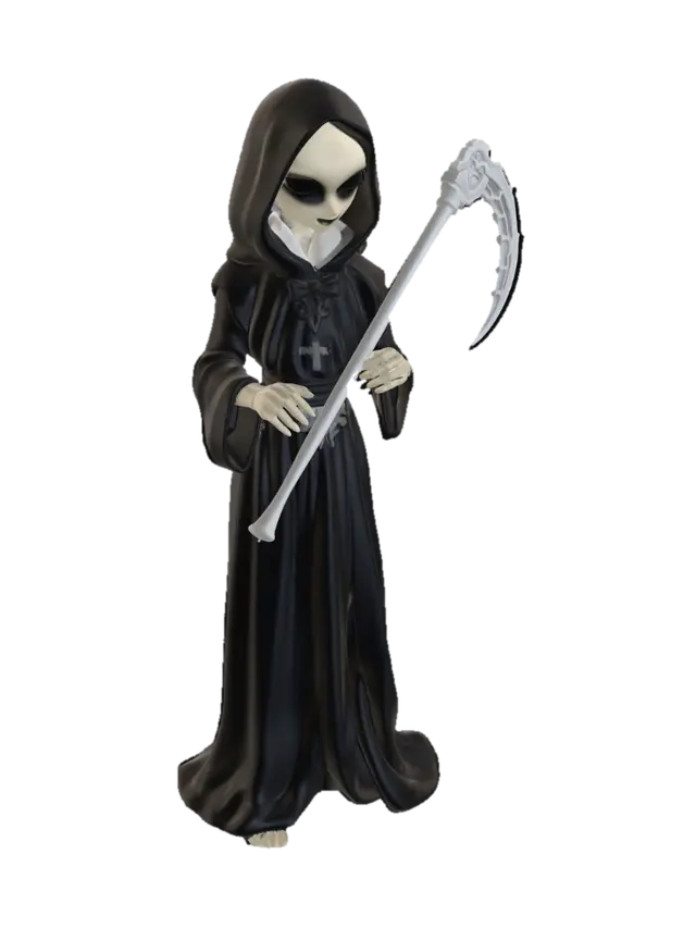 3D model for quiero que crees una pieza estilo monopolio sobre la hermana muerte y que sea de una altura de 3cm