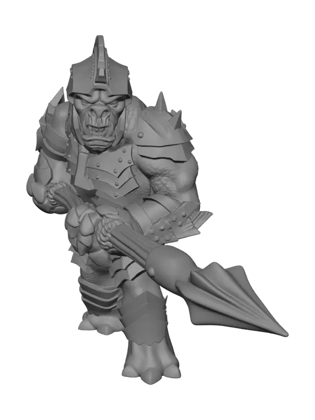 3D model for Lava Citadel Orc