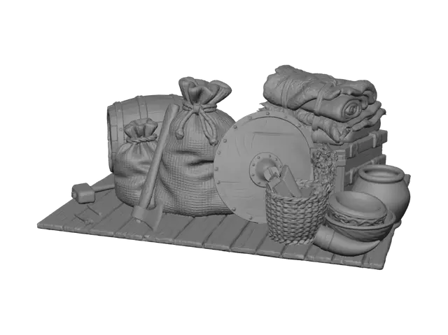 3D model for Viking Provisions and Arms