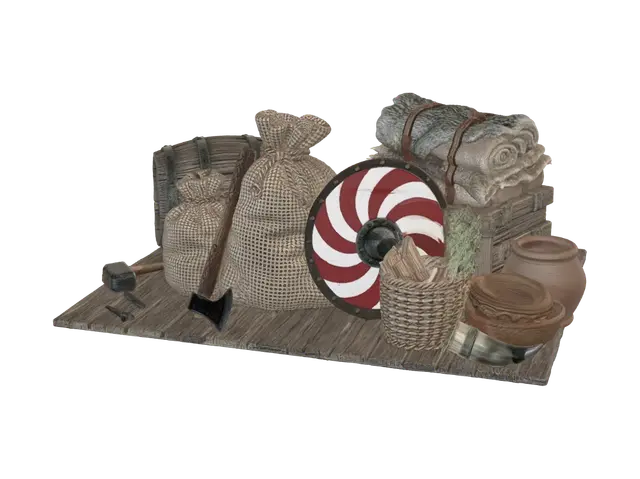 3D model for Viking Provisions and Arms