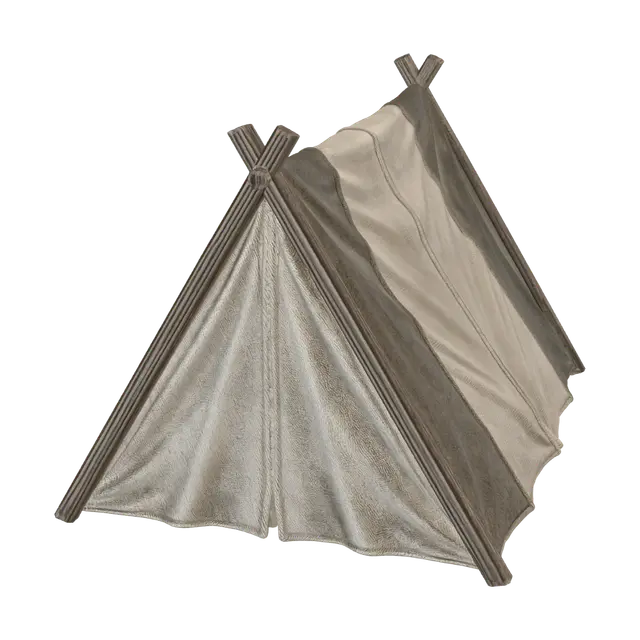 3D model for Miniature Canvas Teepee