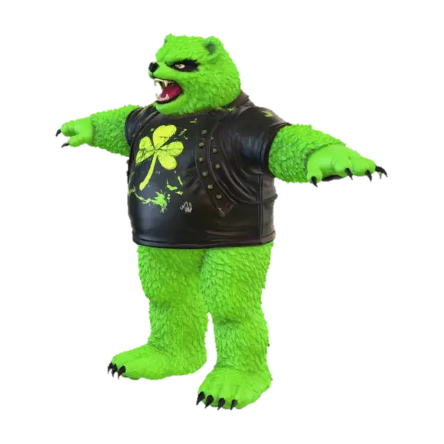 Bad Luck Bear - Care 3D model, vytvořený pomocí AI