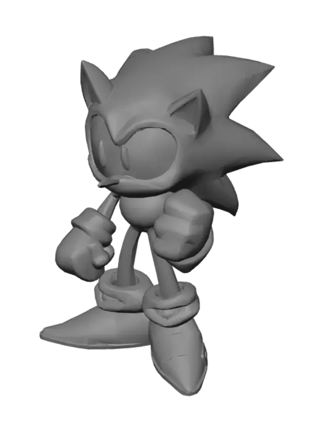 3D model for Sonic the Hedgehog
