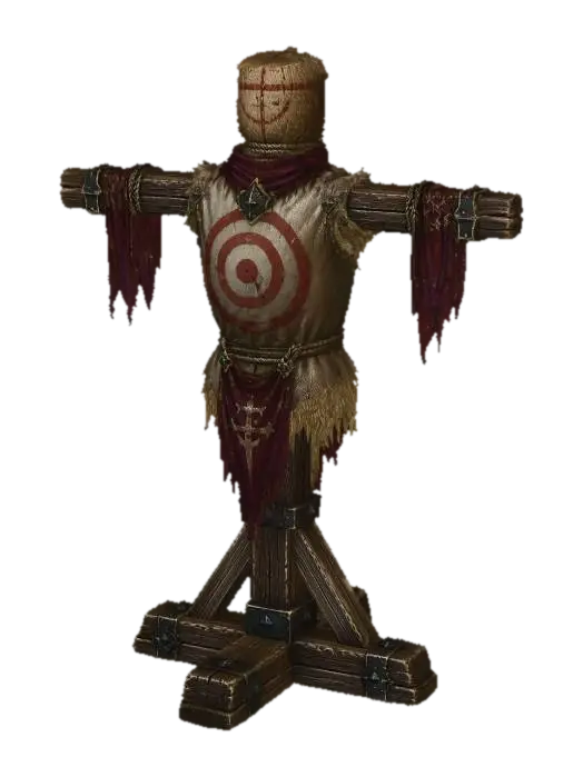 Modèle 3D Bullseye Target Dummy - Range, généré par IA