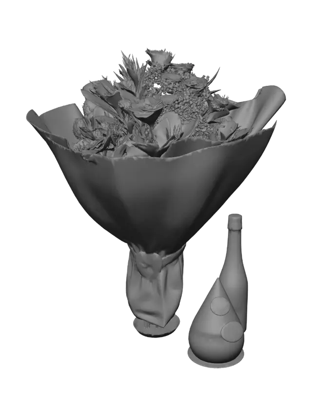 3D model for Today I Love You Bouquet