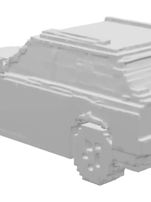 3D model for Pixelated Ride