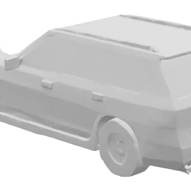 3D model for Blue Digital Car Model