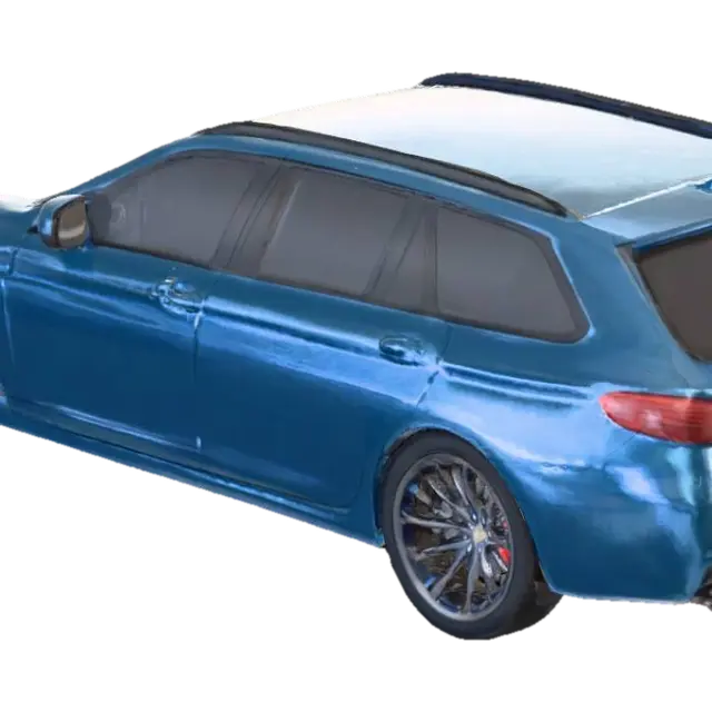 3D model for Blue BMW Touring