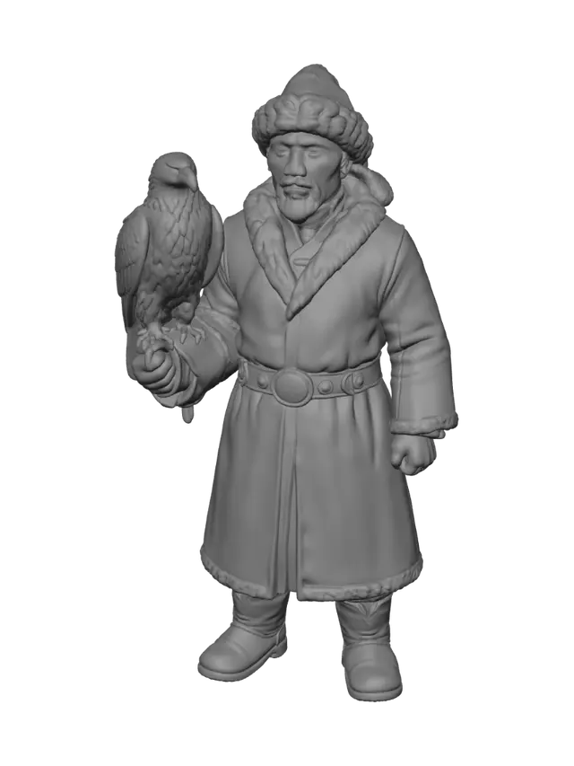 3D model for Steppe Eagle Hunter