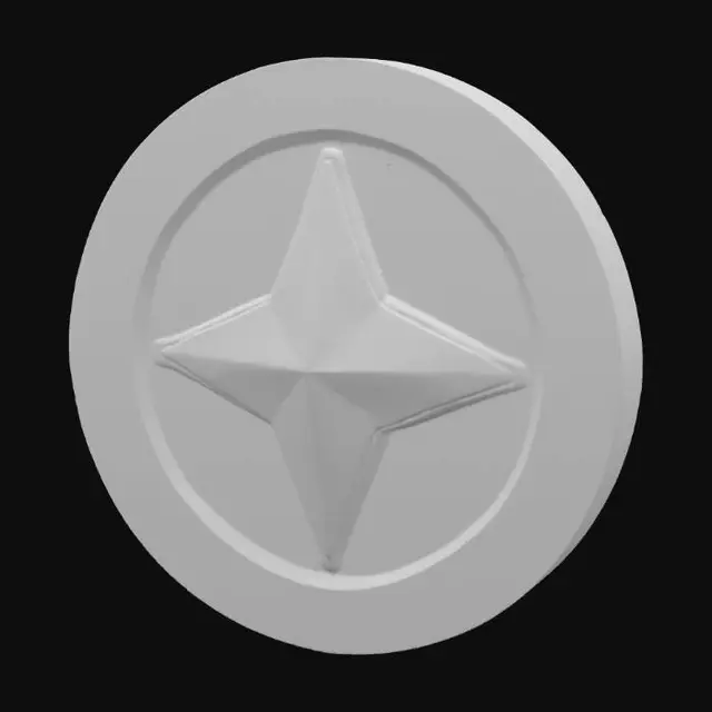 3D model for Colorful Starcoin Icon