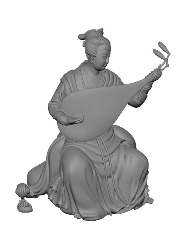 3D model for Pipa Player