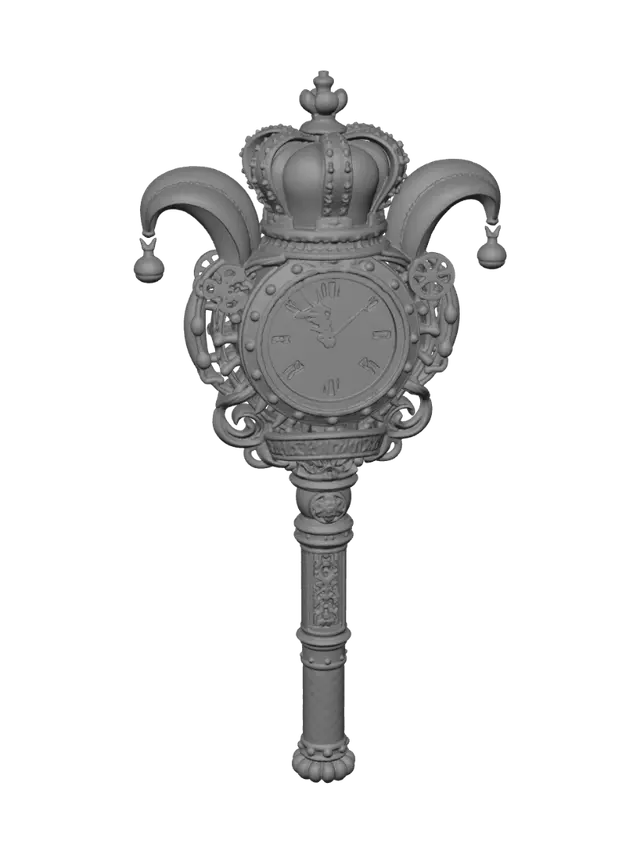 3D model for Carnival Clock Scepter