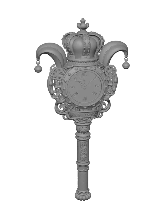 3D model for Carnival Clock Scepter