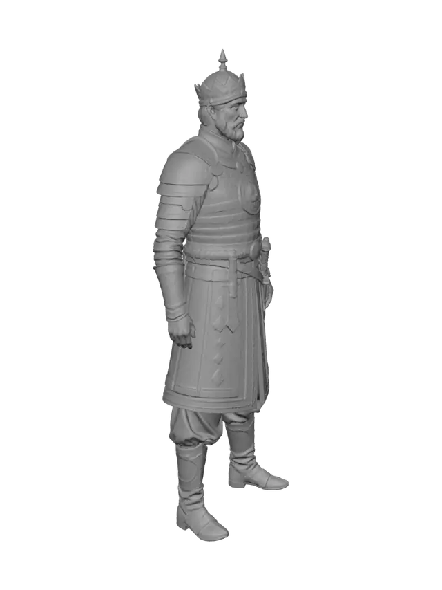 3D model for Imperial Knight in Golden Armor