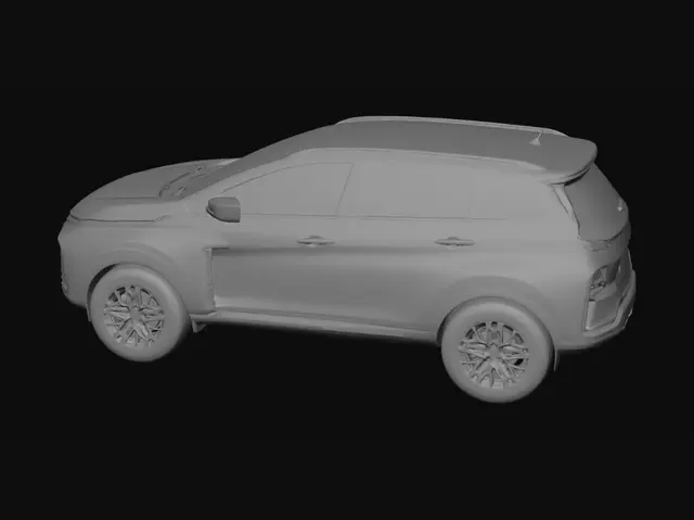 3D model for Tata Nexon Front View