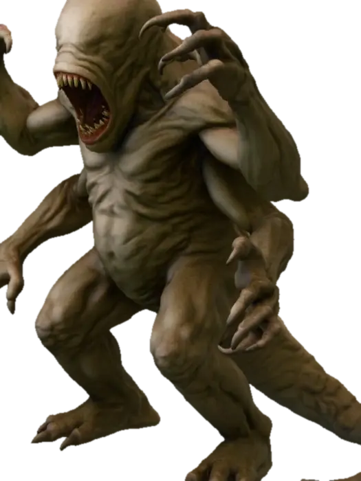 The Lurking Menace - Lurker 3D model, vytvořený pomocí AI